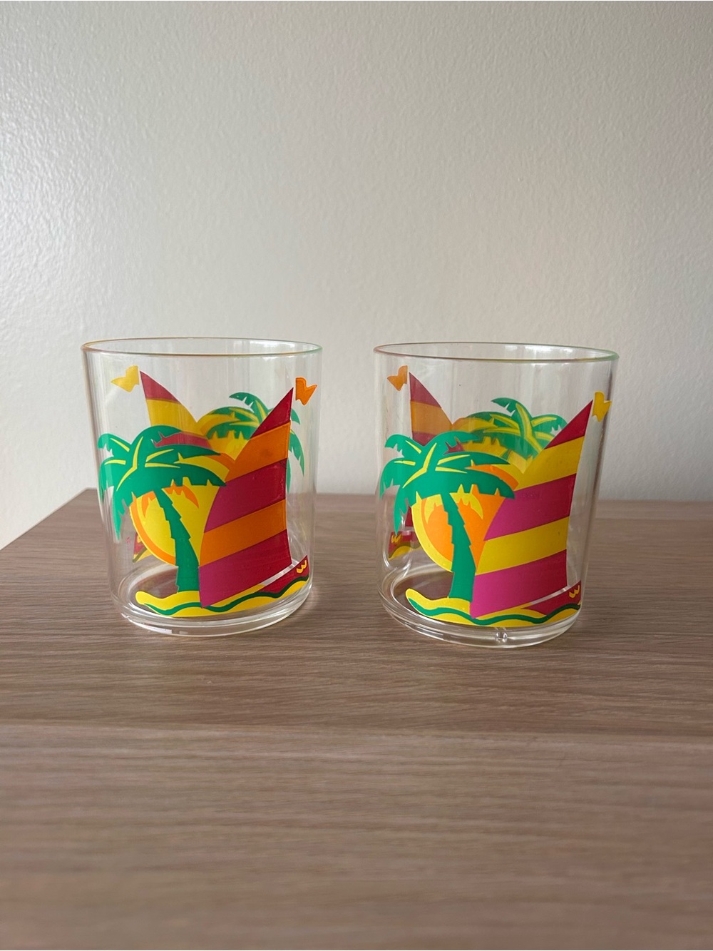 Vintage Tropical Pitcher and Glasses Set - Picture 2 of 7
